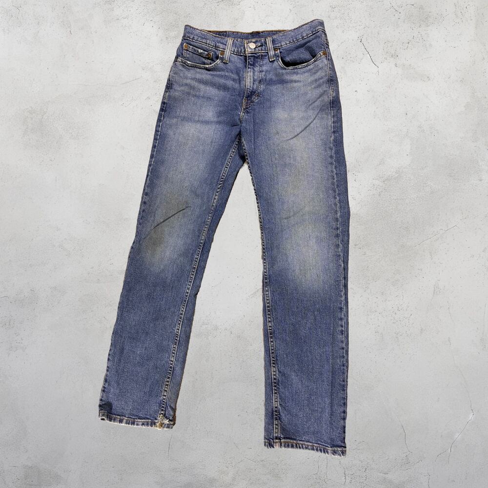 👖 Levi’s 514 Straight Fit Medium Wash Everyday Jeans Classic Used Blue Jeans 💙